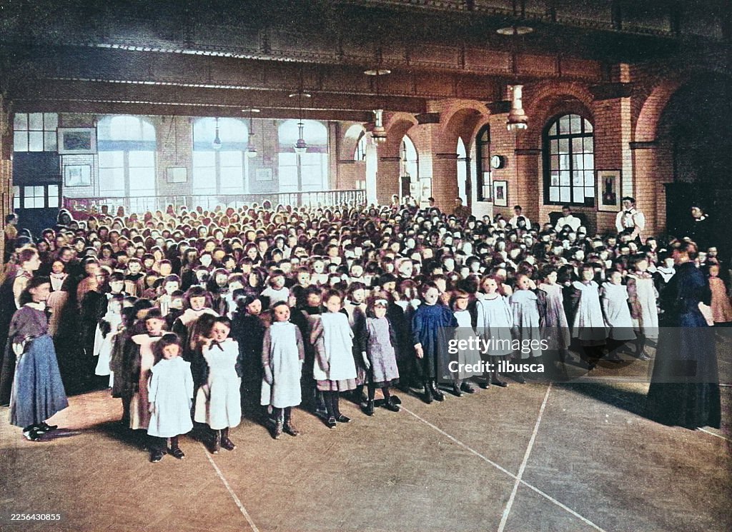 School Children singing