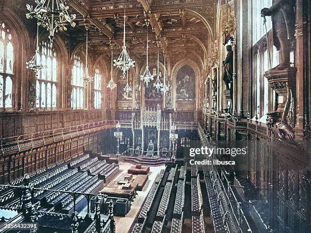 oberhaus, london - house of lords stock-grafiken, -clipart, -cartoons und -symbole