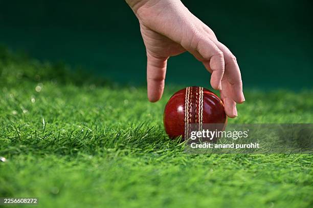 cricket sport - cricket ball stock pictures, royalty-free photos & images