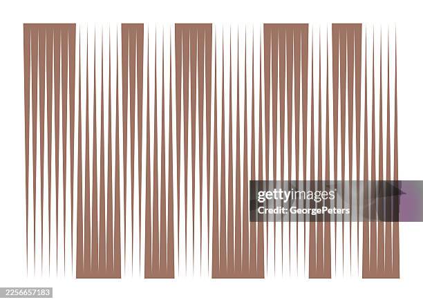 vertical striped bars seamless pattern - office perspective stock illustrations