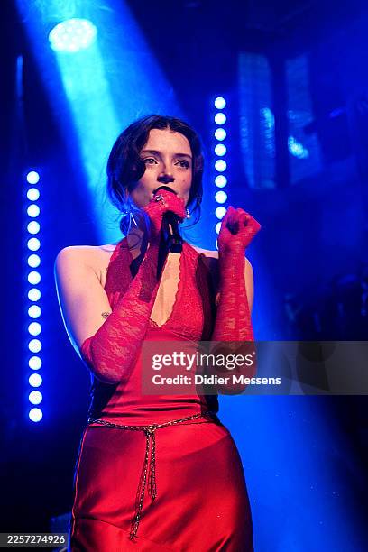 Marilu performs at the Eurosonic Noorderslag Festival on January 17, 2025 in Groningen, Netherlands.