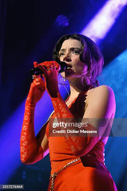 Marilu performs at the Eurosonic Noorderslag Festival on January 17, 2025 in Groningen, Netherlands.