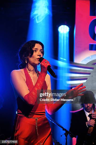 Marilu performs at the Eurosonic Noorderslag Festival on January 17, 2025 in Groningen, Netherlands.