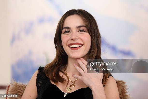 Kiernan Shipka at The Variety Studio during the 2026 Sundance Film Festival Presented by Audible at Audible Listening Lodge on January 23, 2026 in...
