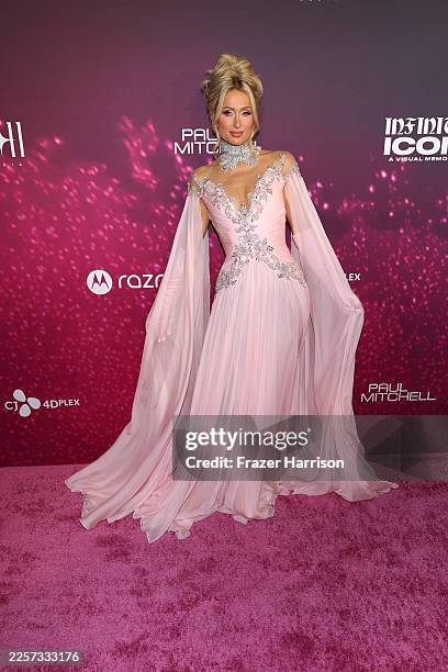 Paris Hilton attends the World Premiere of "Infinite Icon: A Visual Memoir" at AMC The Grove 14 on January 20, 2026 in Los Angeles, California.