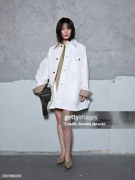 Tsubasa Honda attends the Ami Paris Menswear Fall/Winter 2026-2027 show as part of Paris Fashion Week on January 21, 2026 in Paris, France.