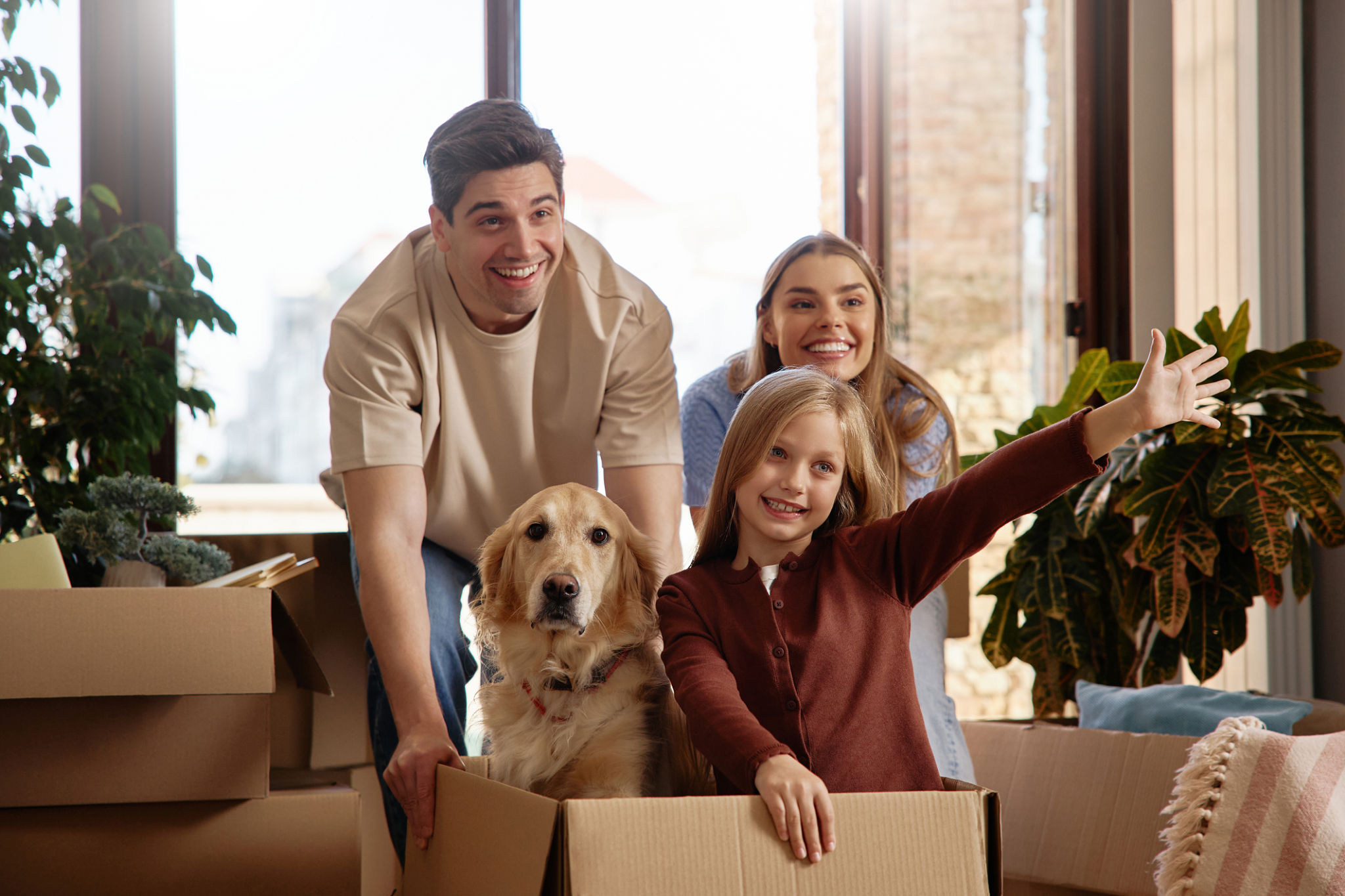 family receiving package