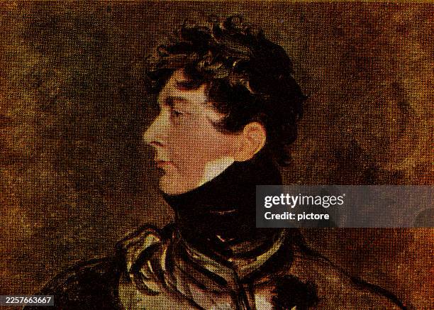 george iv of the united kingdom (1762–1830) was king of the united kingdom and hanover from 1820 to 1830... - george iv of the united kingdom stock illustrations