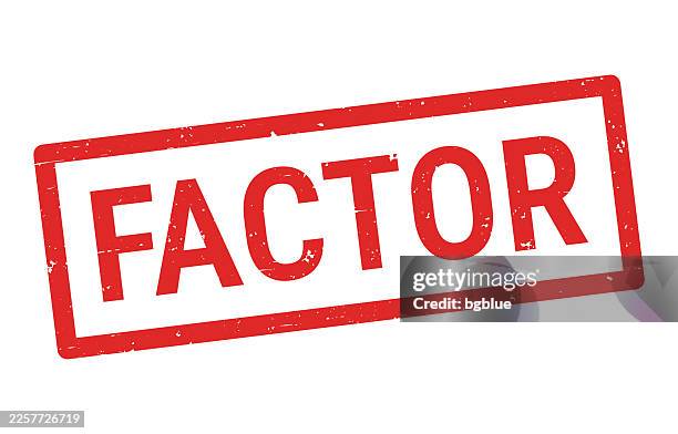 factor - red rubber stamp on white background - factory worker white background stock illustrations