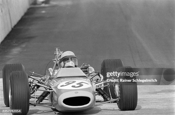 Roland Salomon drives his Tecno 69 Ford during the Formula 3 Monaco Grand Prix at the Circuit de Monaco in Monte Carlo, Monaco on Saturday 17th May...