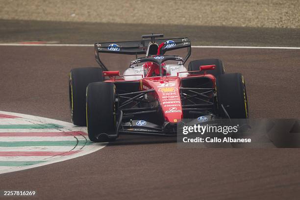 Charles Leclerc of Monaco driving the Scuderia Ferrari SF-26 on track during the Scuderia Ferrari HP F1 Shakedown at Fiorano Circuit on January 23,...
