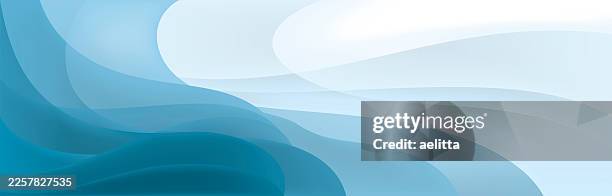 abstract wave blue background - winter beach stock illustrations