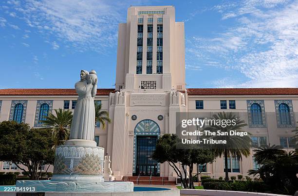 San Diego, CA The San Diego County Administration Center on January 26, 2026 in San Diego, CA.