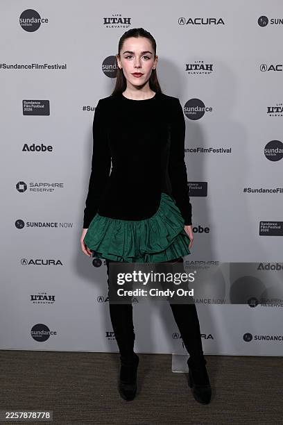 Kiernan Shipka attends "The Shitheads" Premiere during the 2026 Sundance Film Festival at Library Center Theatre on January 23, 2026 in Park City,...