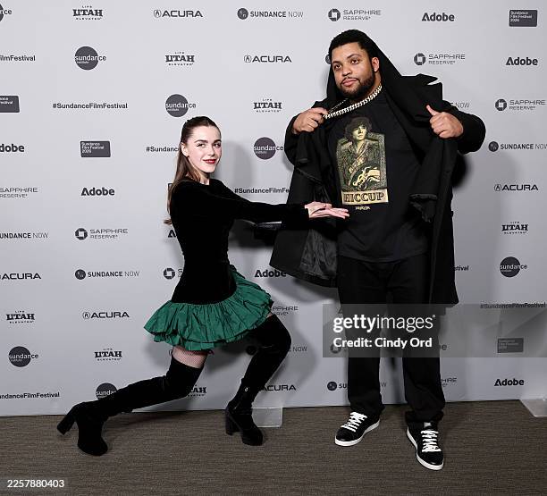 Kiernan Shipka and O'Shea Jackson Jr. Attend "The Shitheads" Premiere during the 2026 Sundance Film Festival at Library Center Theatre on January 23,...