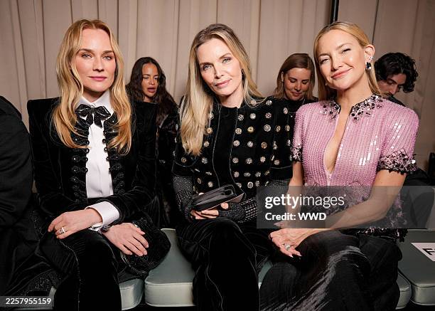 Diane Kruger, Michelle Pfeiffer and Kate Hudson at the Giorgio Armani Privé fashion show as part of Haute Couture Spring/Summer 2026 held at Palazzo...