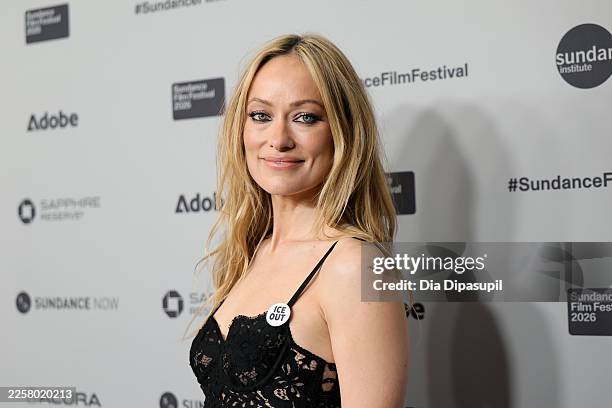 Olivia Wilde attends "The Invite" Premiere during the 2026 Sundance Film Festival at Eccles Center Theater on January 24, 2026 in Park City, Utah.