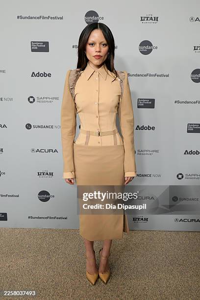 Jenna Ortega attends "The Gallerist" Premiere during the 2026 Sundance Film Festival at Eccles Center Theater on January 24, 2026 in Park City, Utah.