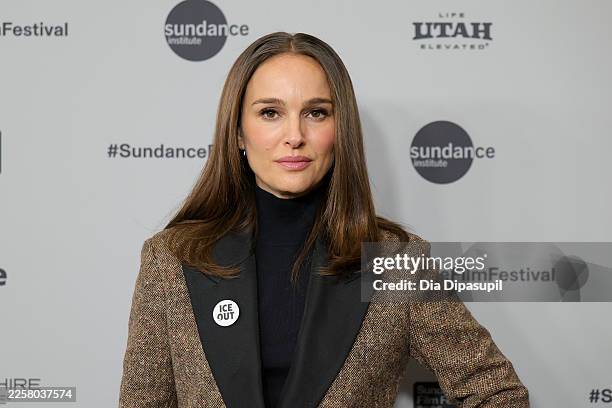 Natalie Portman attends "The Gallerist" Premiere during the 2026 Sundance Film Festival at Eccles Center Theater on January 24, 2026 in Park City,...