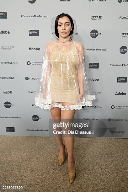 Charli xcx attends "The Gallerist" Premiere during the 2026 Sundance Film Festival at Eccles Center Theater on January 24, 2026 in Park City, Utah.
