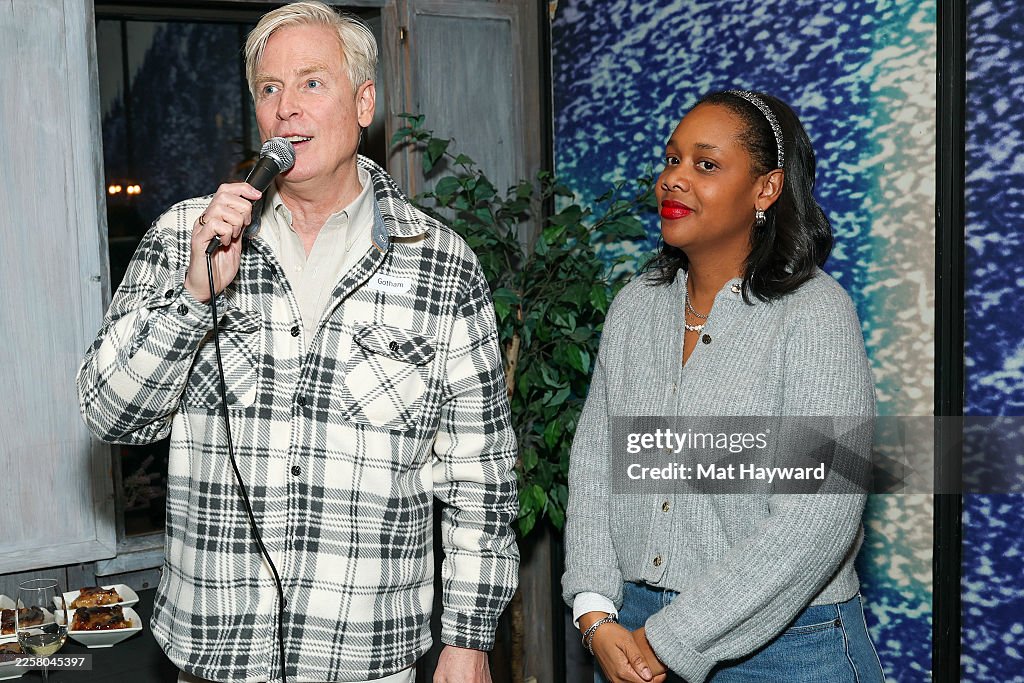 Jeffrey Sharp Jeffrey Sharp and Kia Brooks speak during The Gotham's annual dinner ...