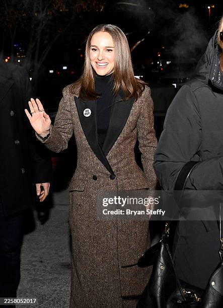 Natalie Portman attends the 2026 Sundance Film Festival on January 24, 2026 in Park City, Utah.