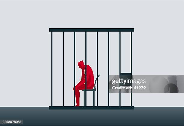 confinement and personal restriction concept - stuck inside stock illustrations