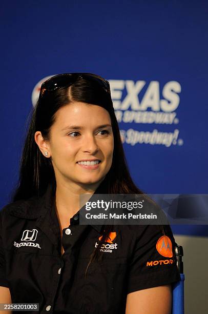 IndyCar Driver Danica Patrick races in the IndyCar Series Firestone 550 at Texas Motor Speedway on June 5, 2009 in Fort Worth Texas
