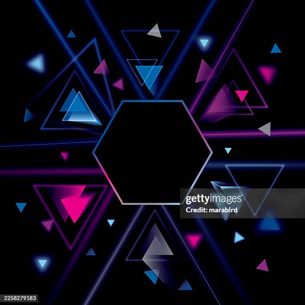 futuristic geometric data network core - core stock illustrations
