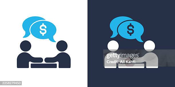 negotation glyph solid icon. solid icon that can be applied anywhere, simple, pixel perfect and modern style. - prototype product stock illustrations