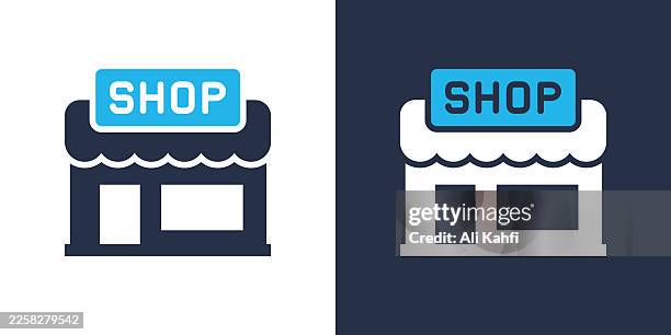 retail glyph solid icon. solid icon that can be applied anywhere, simple, pixel perfect and modern style. - prototype product stock illustrations