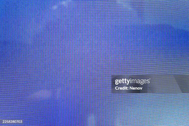 abstract texture of a digital screen with horizontal lines and pixels - projecção imagens e fotografias de stock