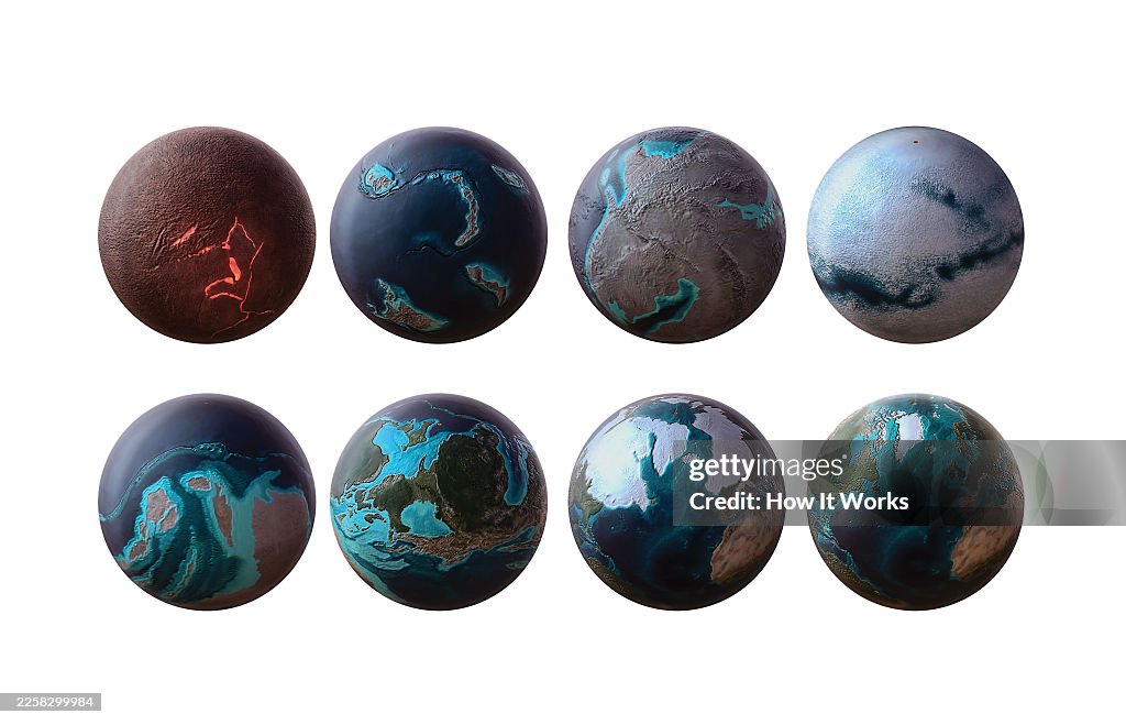 How Earth Evolved Illustration