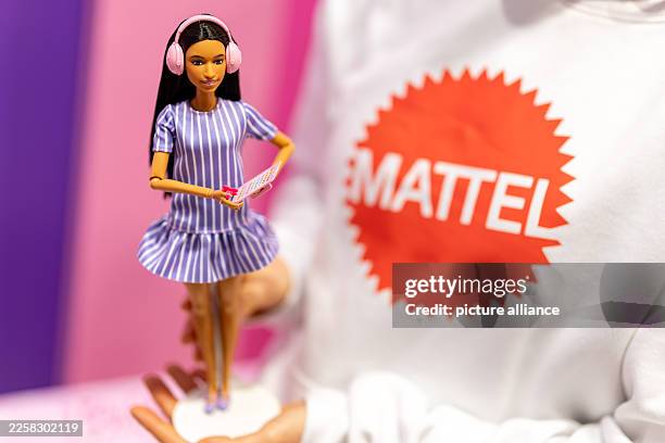 January 2026, Bavaria, Nuremberg: A Barbie doll with autism is presented at the stand of toy manufacturer Mattel during the 75th International Toy...