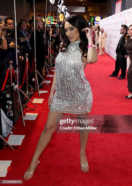 Chloe Amour attends the 2026 Adult Video News Awards at The Theater at Virgin Hotels Las Vegas on January 24, 2026 in Las Vegas, Nevada.
