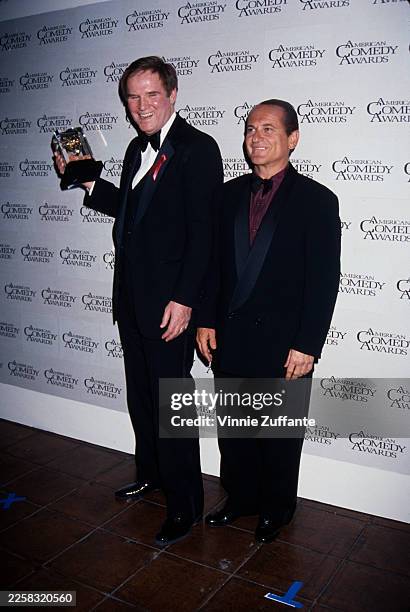 American actors Charles Grodin and Joe Pesci attend the Eighth Annual American Comedy Awards at the Shrine Auditorium in Los Angeles, California, 6th...