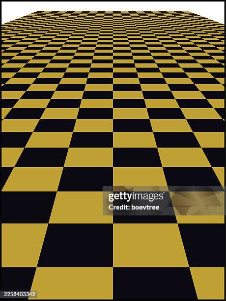 perspective chess board poster - chassis stock illustrations