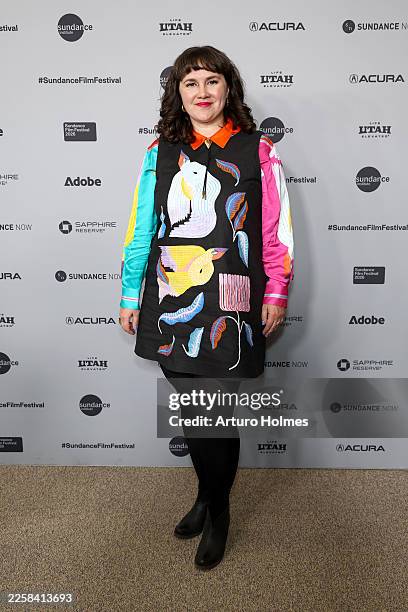 Rhona Rees attends the "In The Blink Of An Eye" Premiere during the 2026 Sundance Film Festival at Eccles Center Theater on January 26, 2026 in Park...