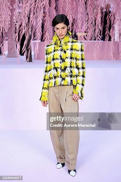 Gracie Abrams attends the Chanel Haute Couture Week Spring/Summer 2026 show as part of Paris Fashion Week on January 27, 2026 in Paris, France.
