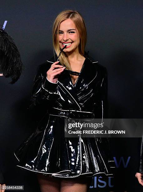 Addison Rae Music Shows US singer and actress Addison Rae attends Spotify's 2026 Best New ...