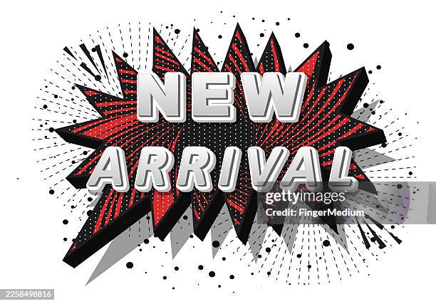 new arrival speech bubble banner - new text message stock illustrations