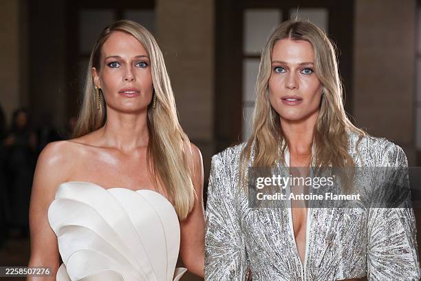 Eliza Spencer and Amelia Spencer attend the Gaurav Gupta Haute Couture Week Spring/Summer 2026 show as part of Paris Fashion Week on January 27, 2026...