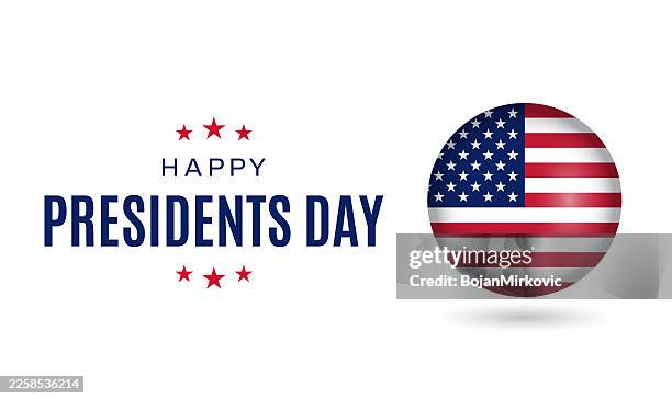 presidents day card, poster, background. vector - founding fathers of the united states stock illustrations