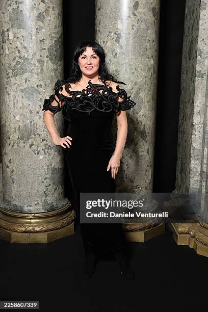 Guest attends the Yanina Couture Haute Couture Week Spring/Summer 2026 show as part of Paris Fashion Week on January 27, 2026 in Paris, France.