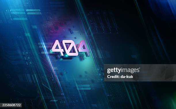 404 error screen. page not found background - data error stock pictures, royalty-free photos & images