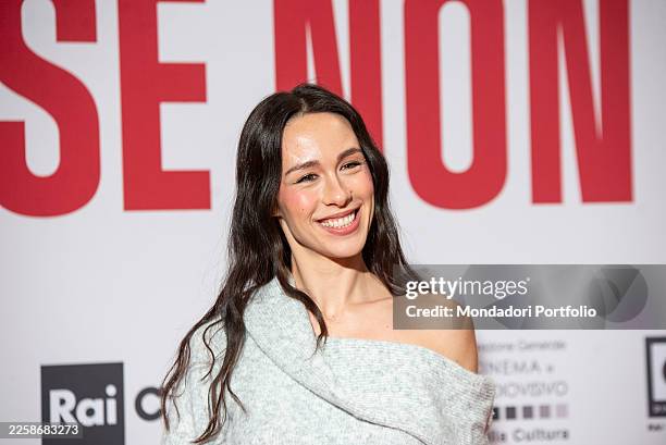 Italian content creator Aurora Ramazzotti attends the Le cose non dette photocall at Cinema Colosseo. Milan , January 26th, 2026