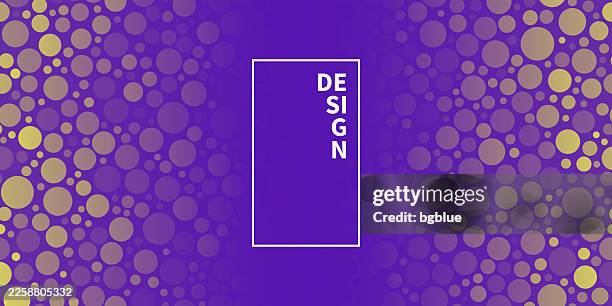 abstract geometric background with purple gradient circles - fizz bubbles stock illustrations