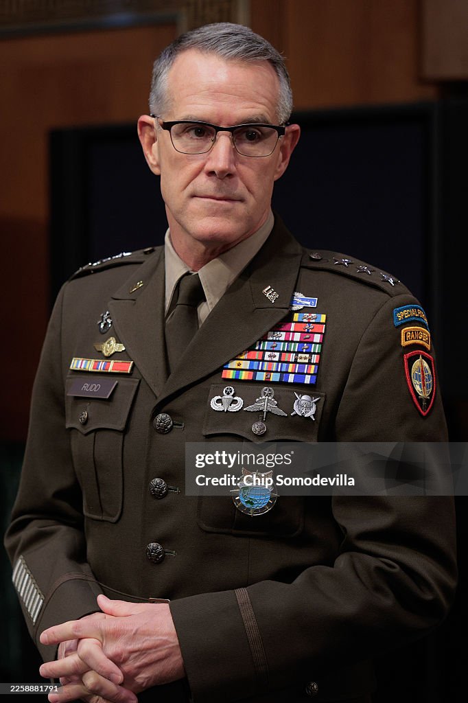 Ltgen Joshua Rudd U.S. Army Lt. Gen. Joshua Rudd prepares to testify before the Senate ...