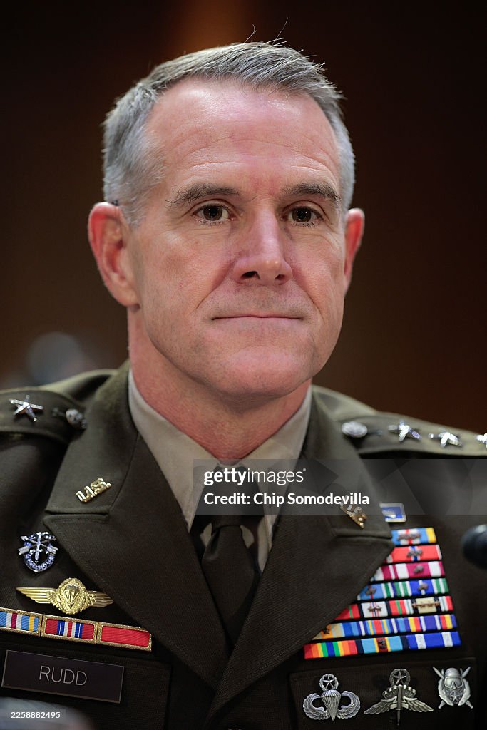 General Joshua Rudd U.S. Army Lt. Gen. Joshua Rudd prepares to testify before the Senate ...