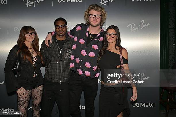 Guests attending the Ray-Ban Meta's Pre-Grammy Celebration on January 28, 2026 in Hollywood, California.